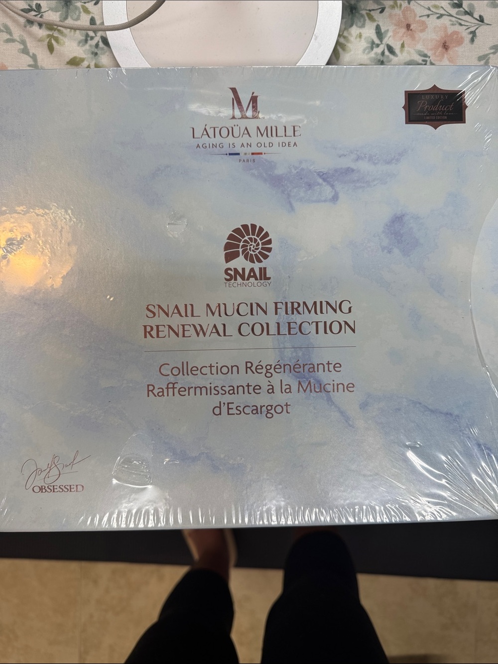 Snail Mucin Firming Renewal Collection – White/Blue